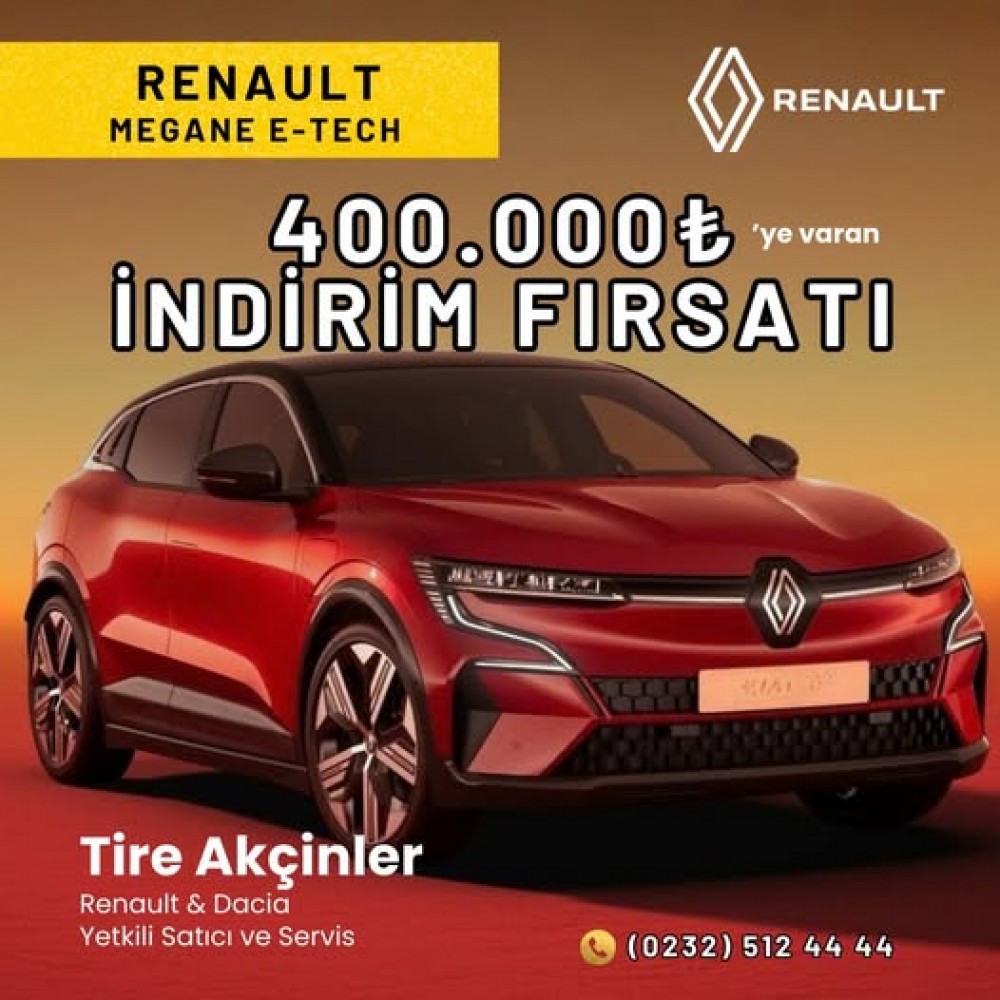 Megane e-Tech'de Muhteşem Kampanya 